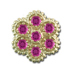 r1001 Pink Tourmaline Bracelet Slide 